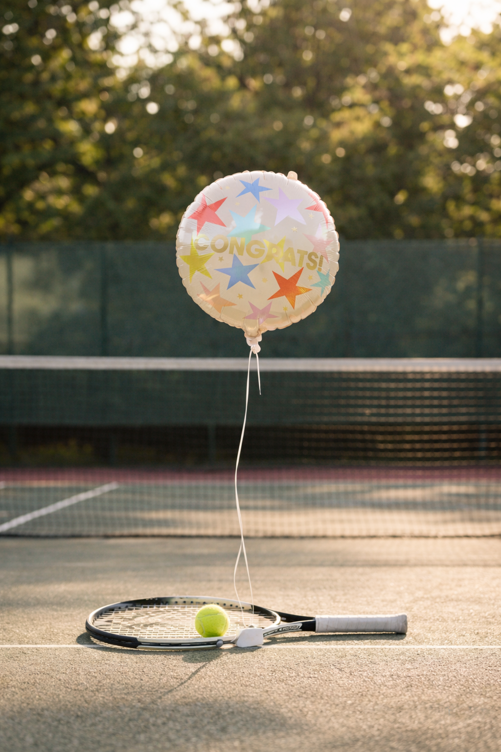 Colorful balloon with 'Congrats!' delivery available Adelaide
